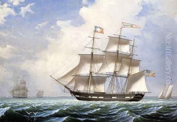 The 'Matilda' under Sail - view 1