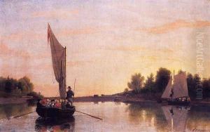 View of Indian Bar Cove by Fitz Hugh Lane