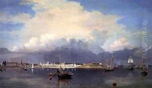 Gloucester Harbor by Fitz Hugh Lane