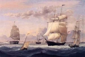 New York Harbor I by Fitz Hugh Lane