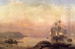 Sunrise through Mist by Fitz Hugh Lane
