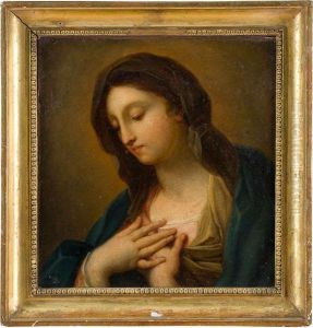 Vergine In Preghiera by Paolo di Matteis