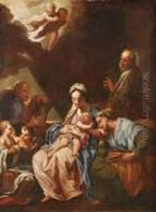The Holyfamily With Saints Anne And Joachim The Holyfamily With Saints Anne And Joachim