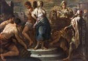 Clorindo Chiede La Liberta Di Olindo E Sofronia by Paolo di Matteis