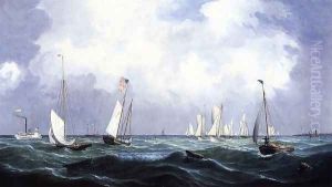 New York Yacht Club Regatta I by Fitz Hugh Lane