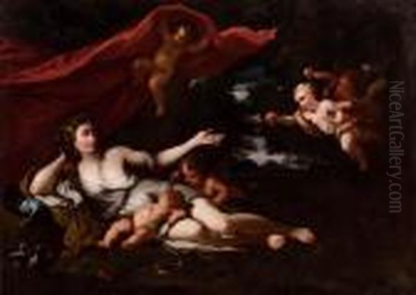 Venere Con Amorini - view 1