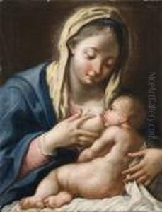 Madonna Conbambino by Paolo di Matteis