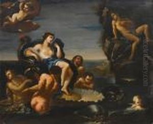 The Triumph Of Galatea by Paolo di Matteis