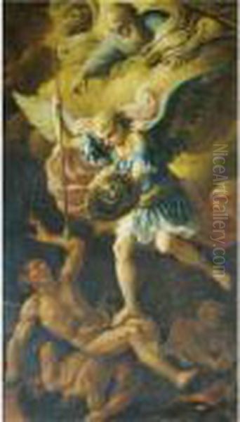 Saint Michael Defeating Satan - view 1