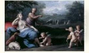Diane Et Amours Dans Un Paysage