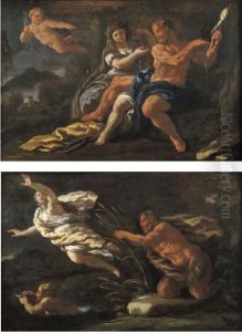 Ercole E Onfale by Paolo di Matteis
