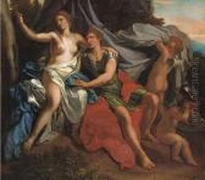 Angelica And Medoro by Paolo di Matteis
