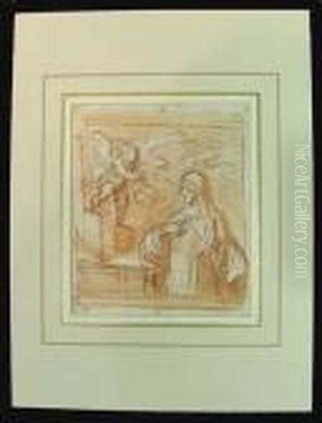 Angel Appearing To A Saint - view 1