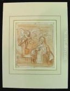 Angel Appearing To A Saint by Paolo di Matteis