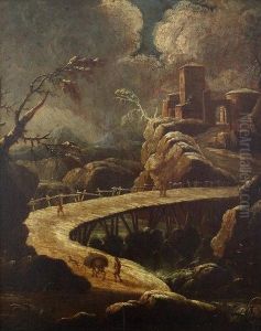 Castle By A Bridge