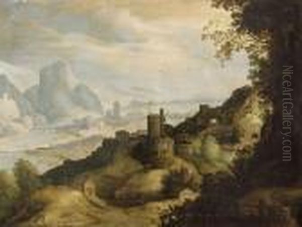 Promeneursdans Un Paysage - view 1