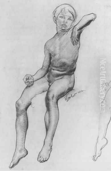 Seated Boy (or Maurice) - view 1