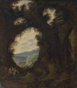 Cavaliers A L'oree D'une Vallee by Joos De Momper