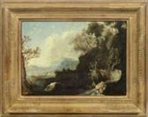 Berglandschaft by Joos De Momper