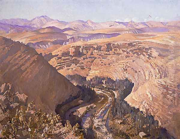 Barada Gorge, 30 September 1918 - view 1