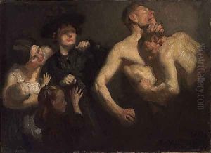The wrestlers (The pugilists) The wrestlers (The pugilists)