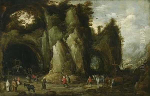 Gottesdienst In Einer Grotte. - view 1