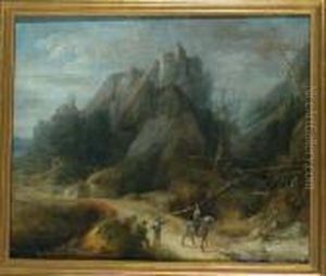 Figures In A Fantastic Landscape