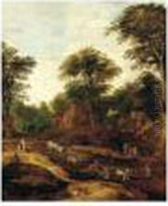 Indistinctly Signed And Dated (or Bears Signature And Date) Lower Right: by Joos De Momper