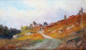 Convoi De Bohemiens Dans La Lande