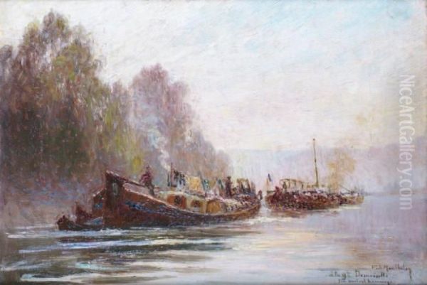 Peniches Sur Le Fleuve - view 1