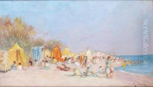 Plage Animee A Cannes
