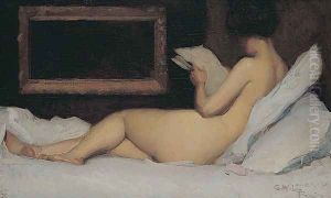 A model resting by George Lambert