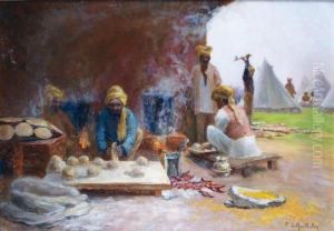 La Cuisine Des Troupes Sikhs Au Campbritannique De Rouen