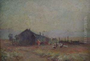 La Basse-cour by Francois Richard De Montholon