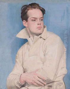 The half-back (Maurice Lambert) by George Lambert