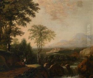 Suditalenische Berglandschaft Mit Wanderern