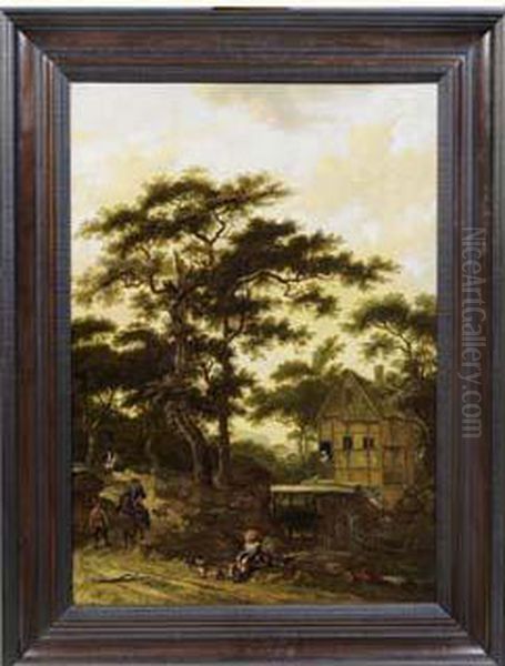 Le Moulin A Eau Et Cavaliers - view 1