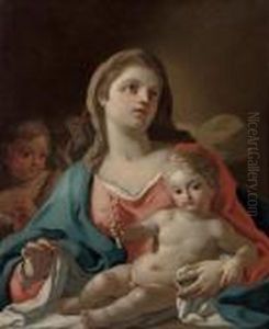 The Madonna And Child With The Infant Saint John The Baptist