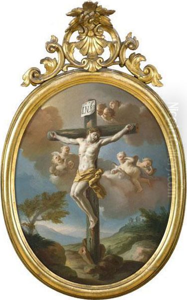 Paesaggio Con Cristo Crocifisso - view 1
