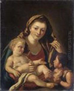 Madonna Col Bambino E San Giovannino Madonna Col Bambino E San Giovannino