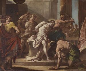 La Flagellation Du Christ by Francesco de Mura