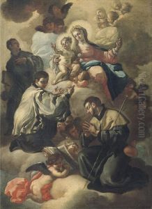 Madonna Col Bambino E Santi