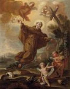 San Giuseppe Da Copertino In Estasi Davanti Al Crocefisso