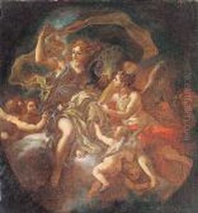Iris Entregando A Juno El Alma De Dido by Francesco de Mura
