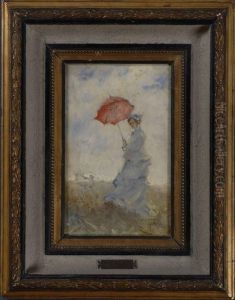 Lady With Parasol by Giuseppe de Nittis