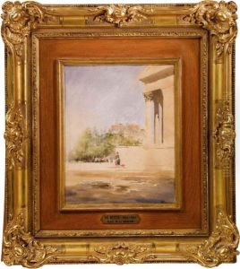 Place De La Madeleine by Giuseppe de Nittis