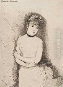 Jeune Femme Decollettee by Giuseppe de Nittis