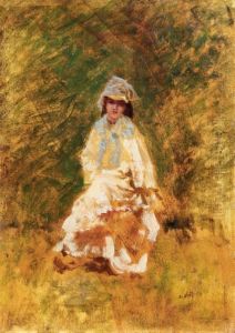 Signora In Giardino by Giuseppe de Nittis