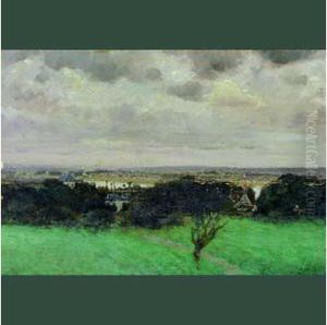Vue De La Seine A Saint Germain En Laye by Giuseppe de Nittis