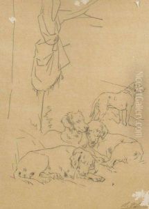 Relais De Quatre Chiens by Charles Olivier De Penne